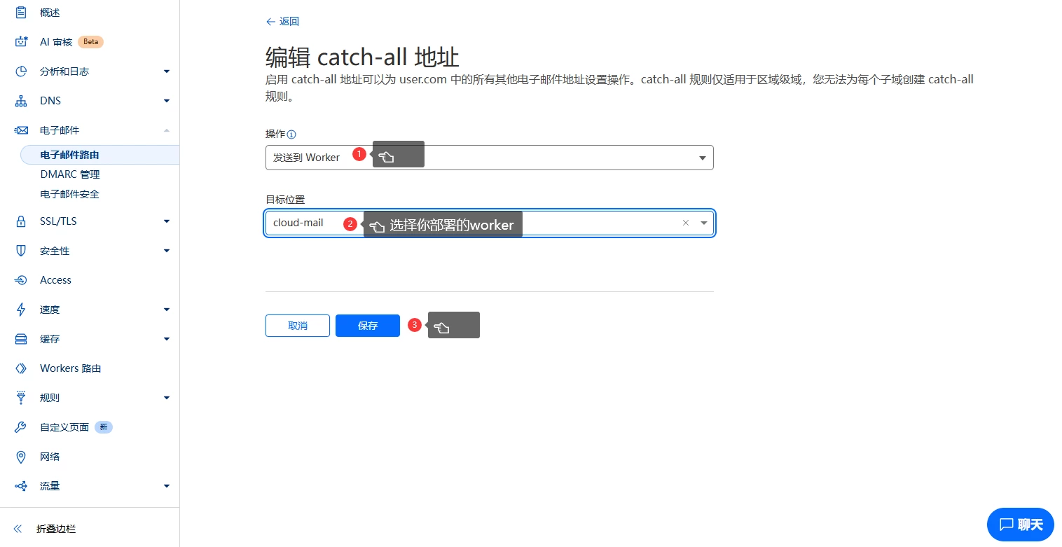 编辑Catch-all地址